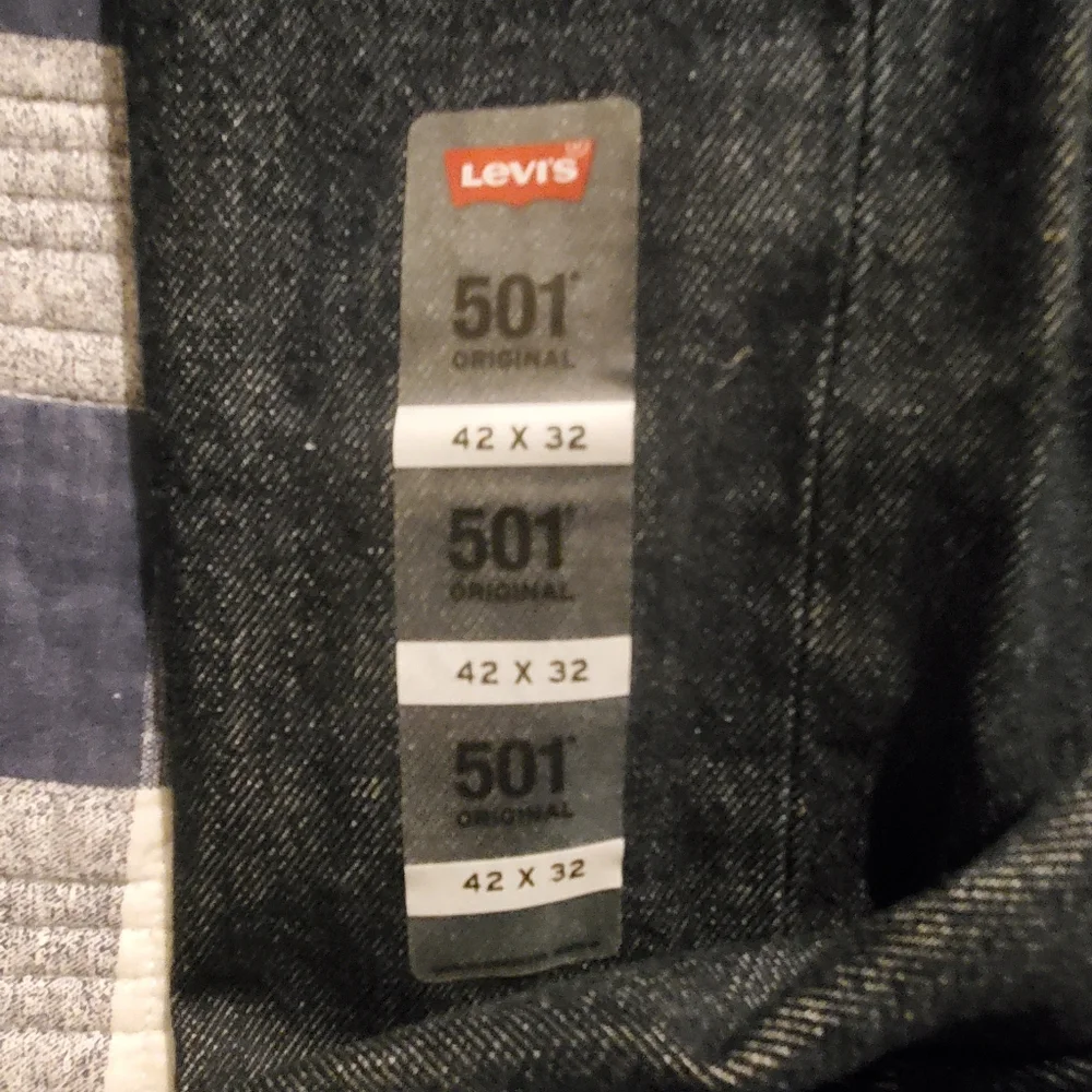 Levi's Men's 501‎ Original Fit Jeans Straight Leg Button Fly 100% Cotton 42x32